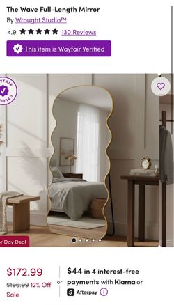 The Wave Full-Length Mirror