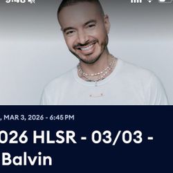 2 Jbalvin Tickets $95 Each 