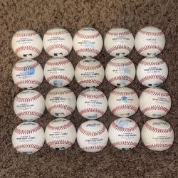 Twenty Major League Baseballs