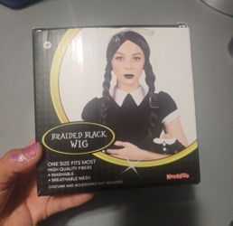 Wenesday Adam's Halloween Wig