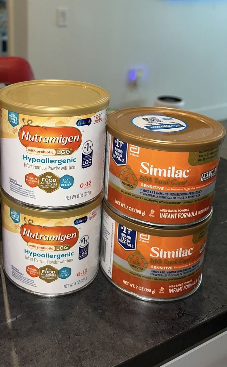 Baby Formula & Baby Oatmeal Cereal