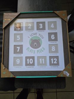 Baby First Year Photo Frame