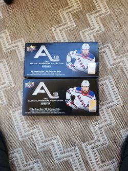 2x 2020-21 Upper Deck The Alexis Lafreniere Collection Set