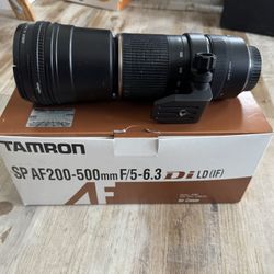 Tamron Lens 200-500 F/5-6.3 Canon