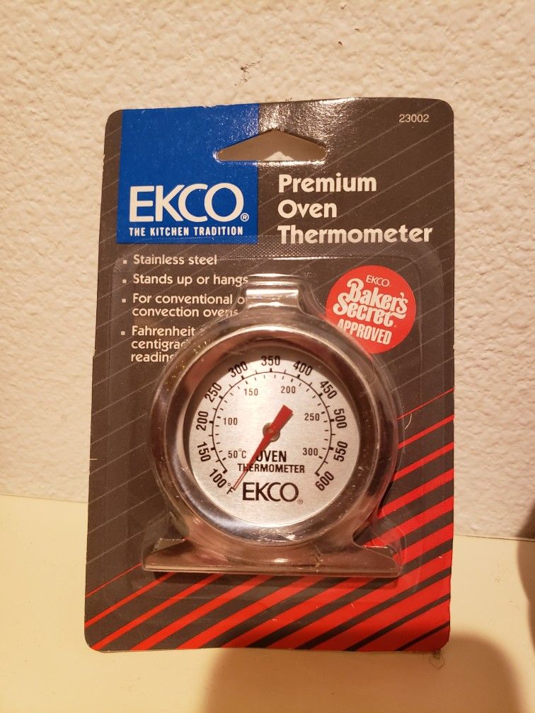 Vintage 1990 EKCO Premium Oven Thermometer