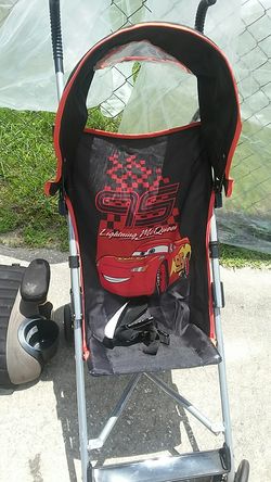 Disney Pixar Lightning McQueen umbrella stroller