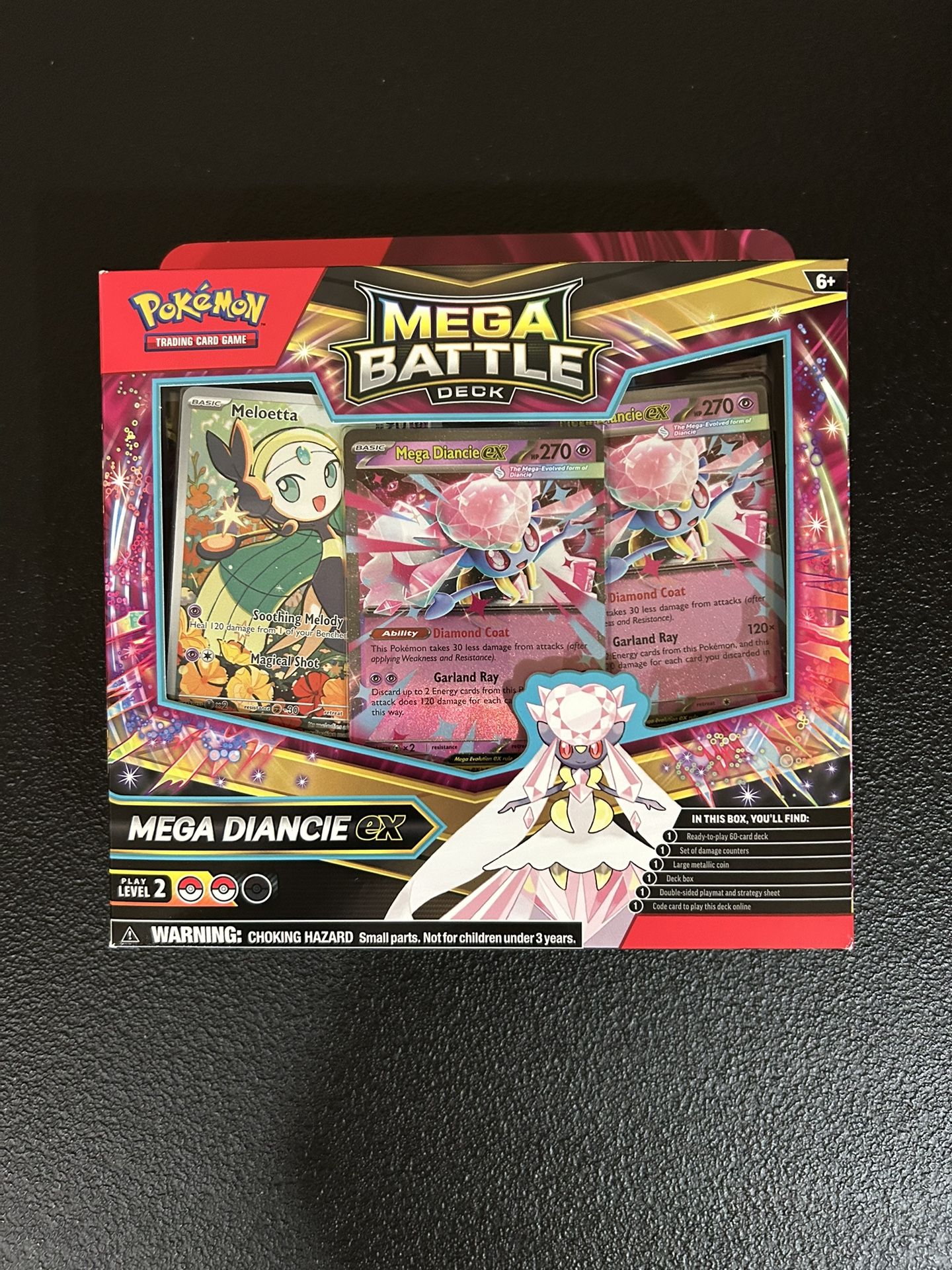 Pokémon Mega Battle Deck Mega Diancie ex Box
