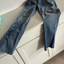 Coldwater Creek Embroidered Women’s Jeans Size 12