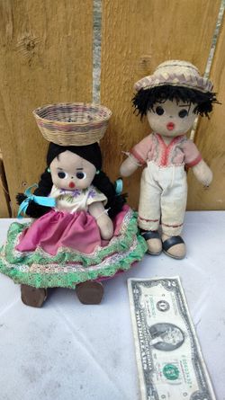 Charming Vintage Guatemalan Dolls!!