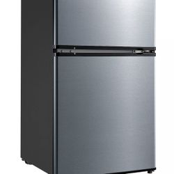 Mini fridge Arctic King 3.2 Cu Ft Two Door Mini Fridge with Freezer Reversible Door Dorm Office NEW in box Asking Price $150