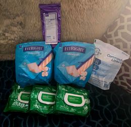 Disposable underwear & wipes