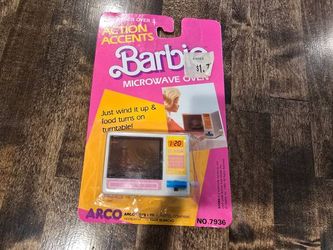 Vintage Barbie Microwave