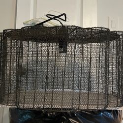 Art Deco Metal Mesh Light