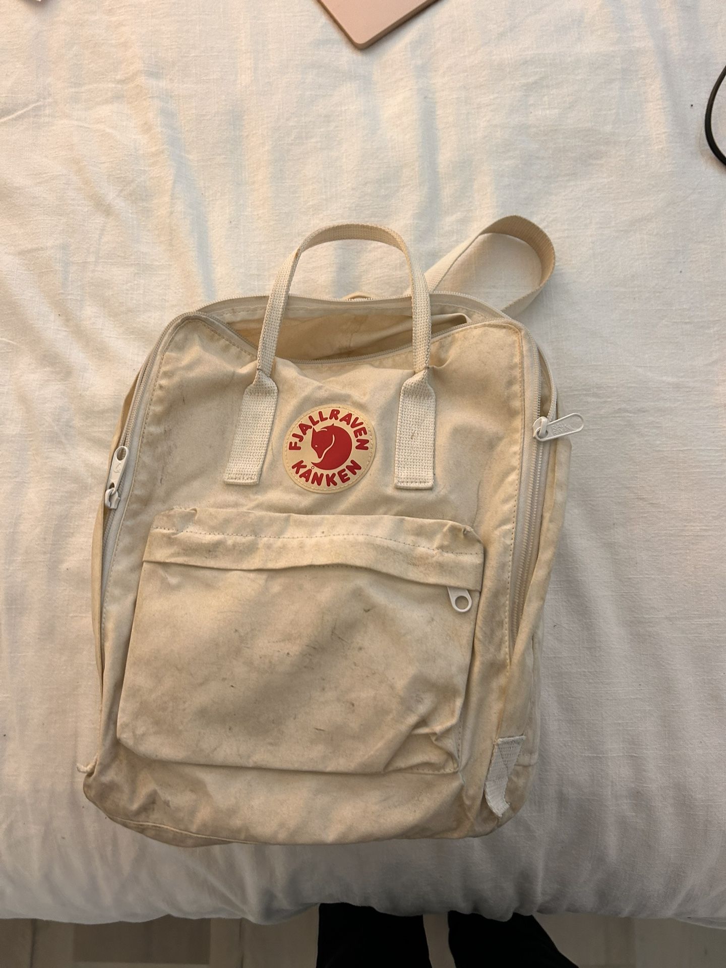 Fjallraven Kanken White Backpack