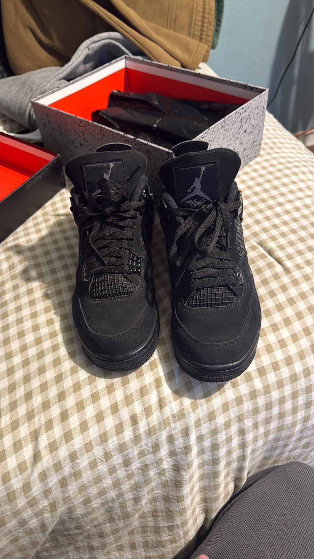 Retro Jordan 4 Black Cat (2020) Mens Size:10