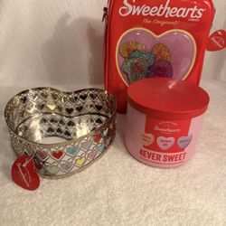 Bath And Bodyworks 3 Wick Candle With Vanity Tray And Bag