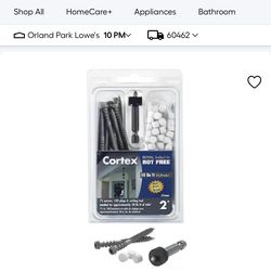 White Composite trim and moulding installation kit