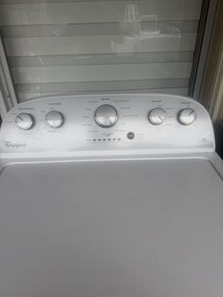 Whirlpool Washer and Dryer Set 3.6 cu 7.4 cu 3 months warranty delivery and installation available