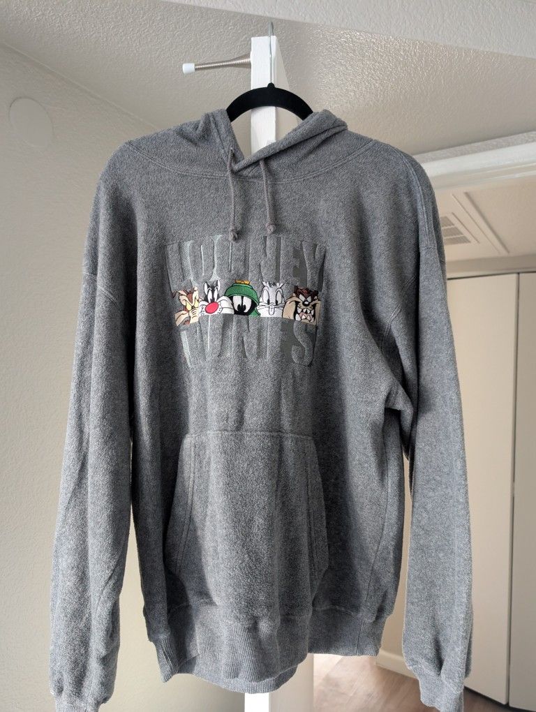 Vintage 1990s Looney Tunes Fleece Hoodie