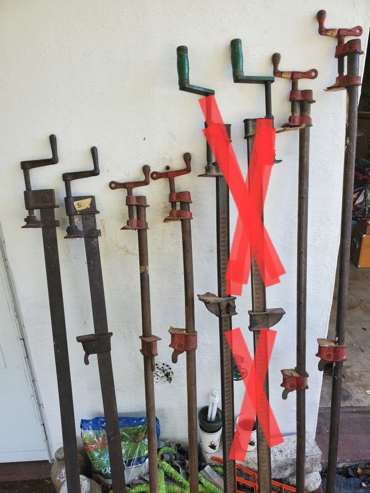 Antique Furniture Clamps