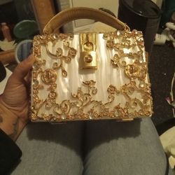 Acrylic Diamond Clutch Bag
