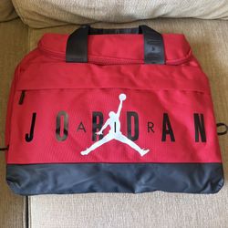 Red Jordan Duffel Bag