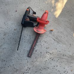 Two Chain Saws