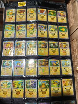 Pokémon 30th Celebration Pikachu Whole Card Set
