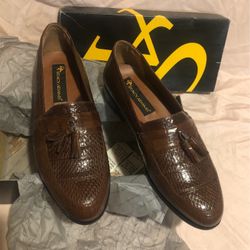 Stacy Adams k21497 03 Leather Upper Men's Size 8.5