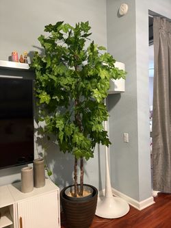 Large Artificial Maple Tree in Pot