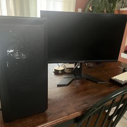 Gaming PC with 27” Monitor