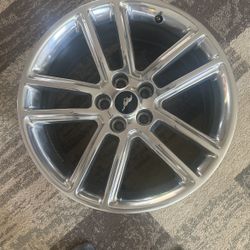 Chrome Wheel Rims No Curb Rash