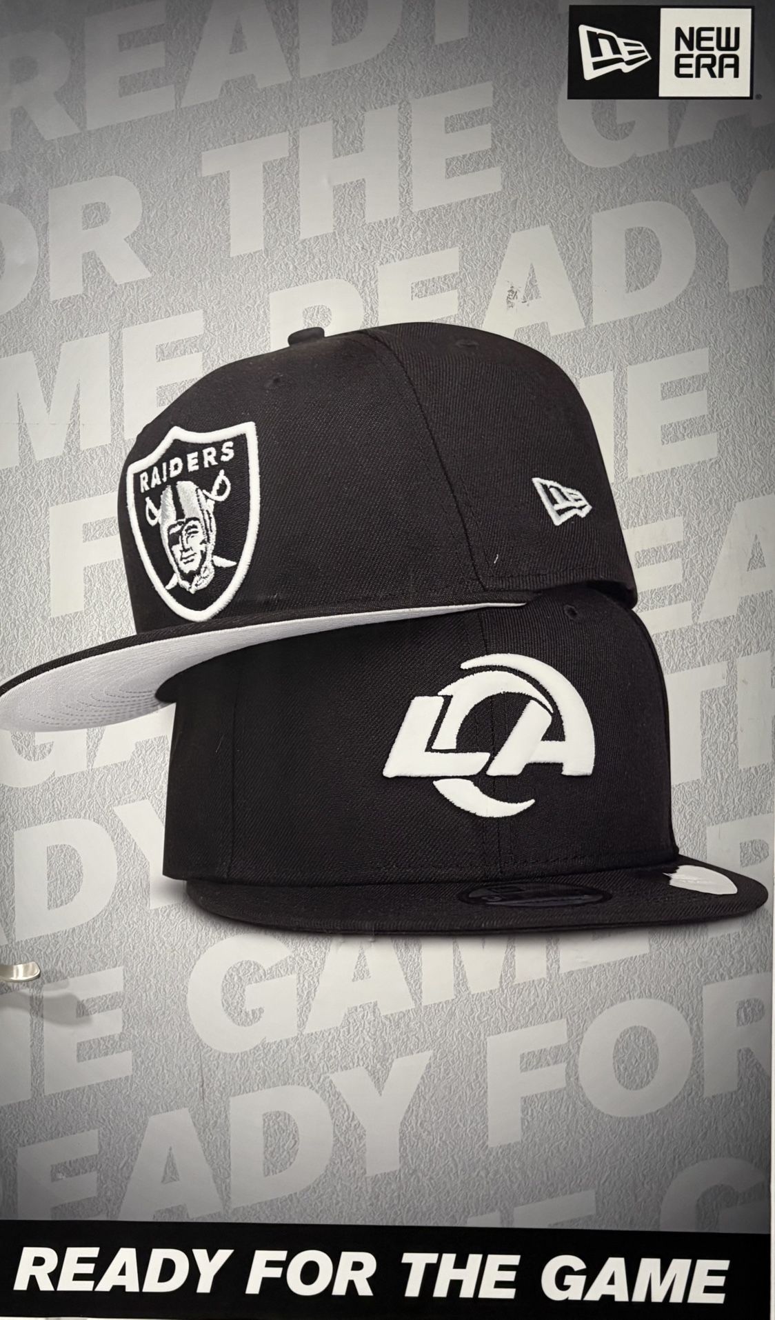 Magnet Poster (raiders & rams)