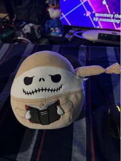 Squishmallows Disney NBC Jack Skellington Squishmallow In Pajamas