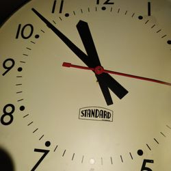 Vintage School Clock From Northwest Reading Pa
