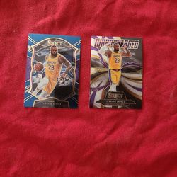 Lebron James Select Basketball Card Lot