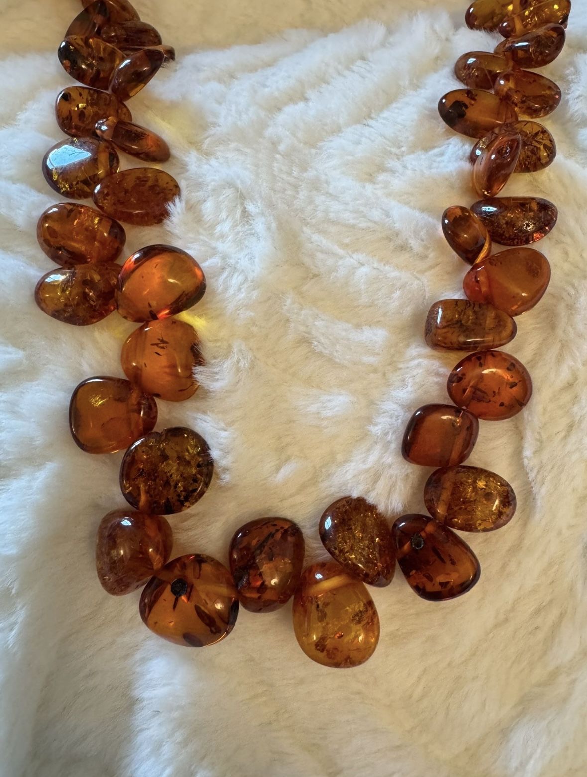 Natural Baltic Amber Necklace/ New π