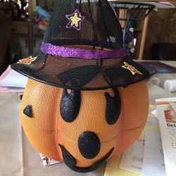 Party Lite Classic Decorative Halloween Pumpkin  Candle Holder