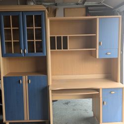 Youth Desk And Shelves 