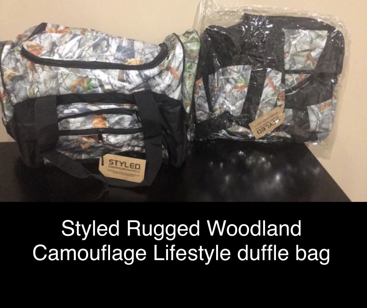 2- Camo Duffle Bag(s)