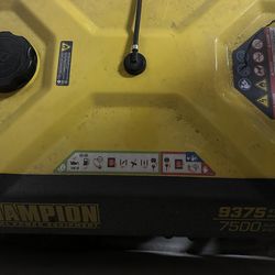 Champion 7500W / 9375W Portable Generator (Model 100814) – Like New