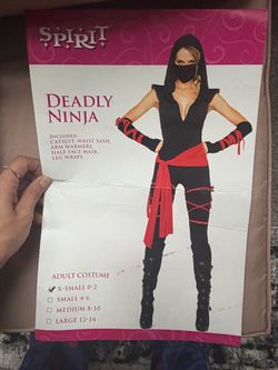 XS Ninja Halloween costume