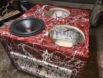 Speaker box build