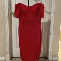 Red Lacy Dress