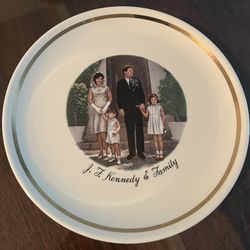 JFK Collectible Plate 