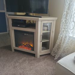 Electric Fireplace Flat Top For TV
