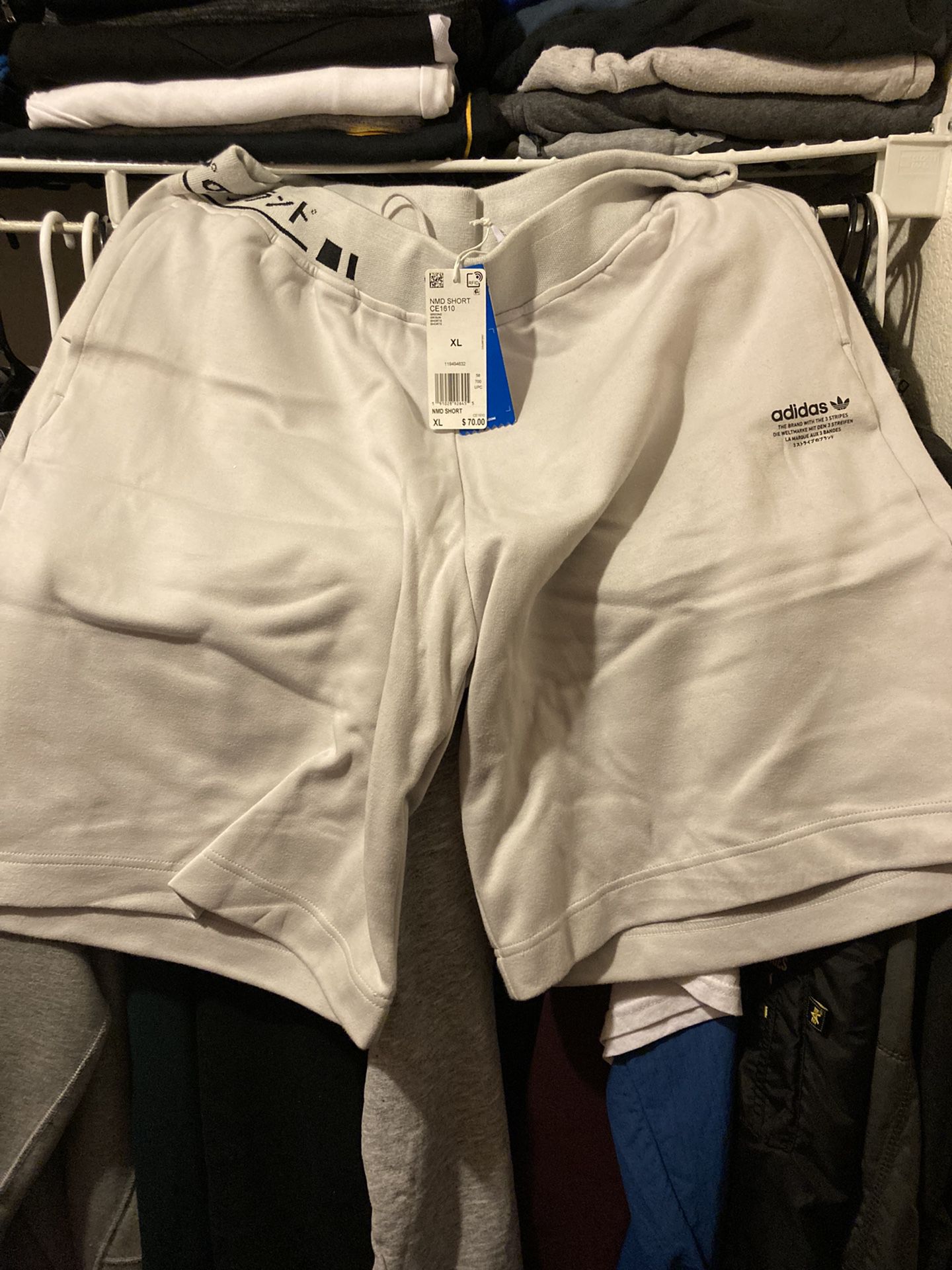 Adidas Nmd Shorts Size XL White for Sale in Burien, Washington - OfferUp