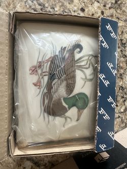 Vintage Fitz and Floyd playing card box