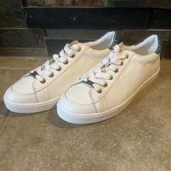 NEW Coach Shoes Womens 9.5 B Porter FG1259 White Mist Leather FAST SHIPPING