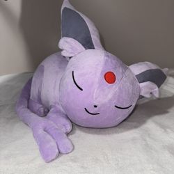 Pokémon Sleeping Espeon 19” Jumbo Plush – Soft Pillow Toy for Fans & Collectors